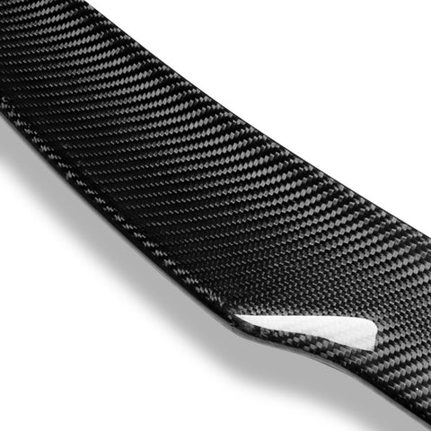 Black Carbon Fiber Rear Trunk Lid Spoiler For 10-16 Hyundai Genesis Coupe (BK)