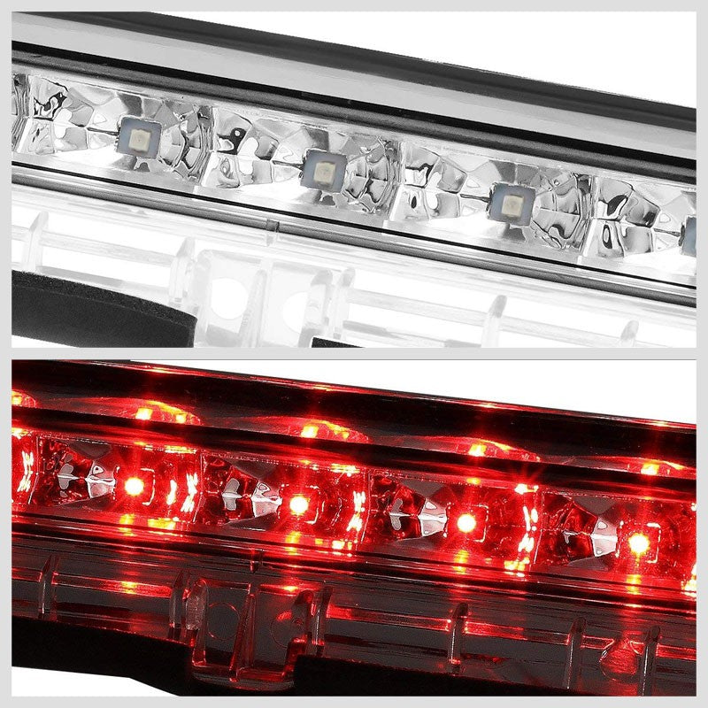 Chrome Housing Clear Lens LED Rear 3RD Third Brake Light Lamp For 11-16 Scion tC - Image 3