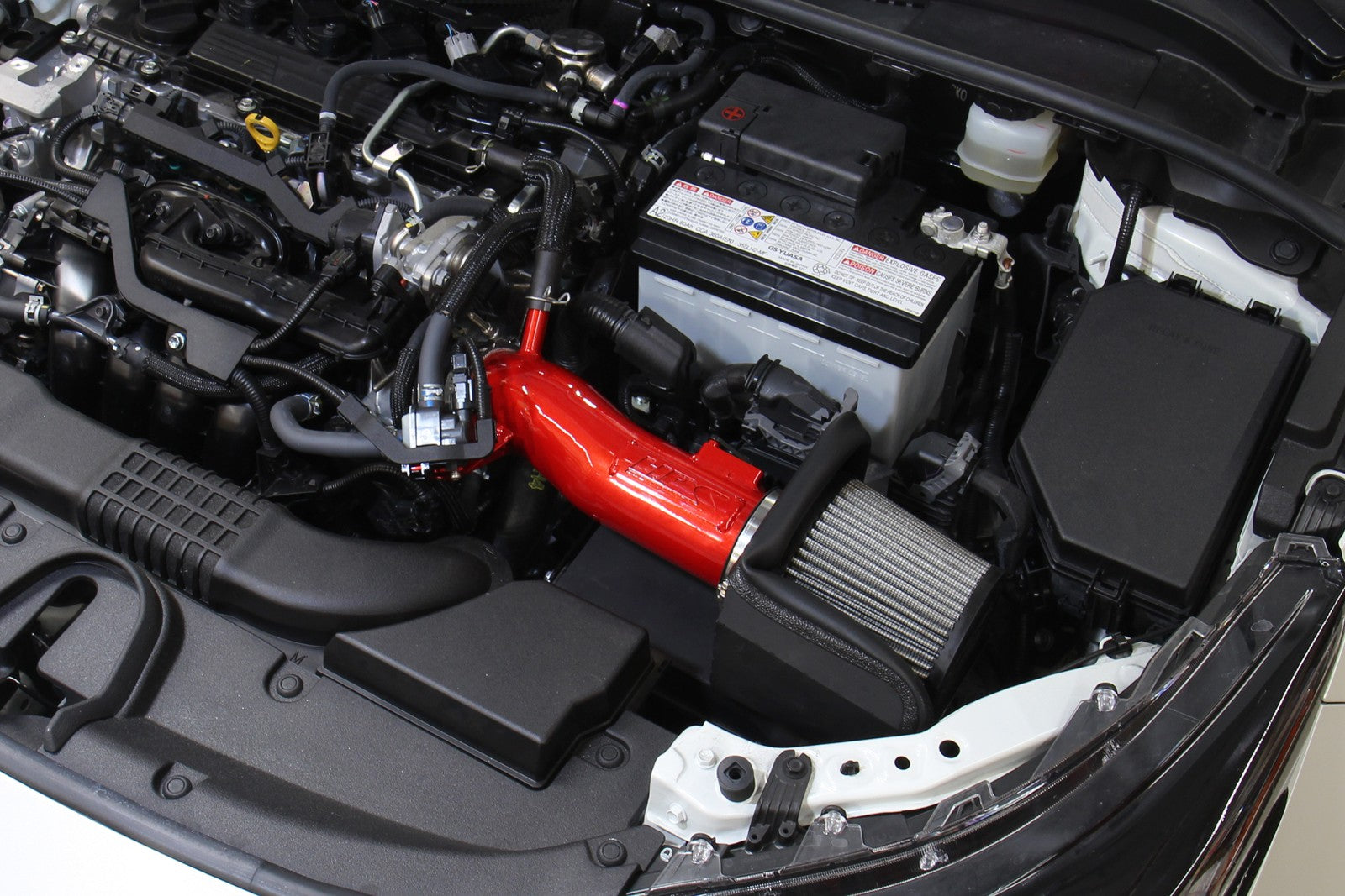 Hps Shortram Air Intake 7 675r Red 19 Toyota Corolla 2 0l Buildfastcar