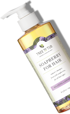 Slanted bottle of Deep Hydrating Shampoo for Dry Hair & Thirsty Scalp - Lavender