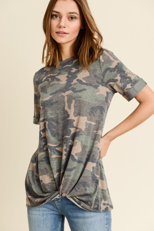 Camo Everyday Tee – Lace & Lilac