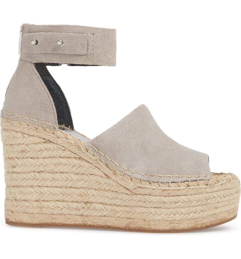 dolce vita straw espadrille wedge