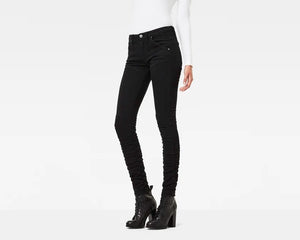 mid waist black jeans