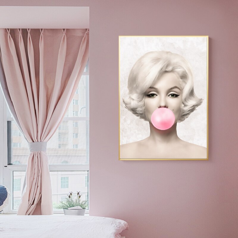 Marilyn Monroe Bubble Gum Canvasfab Gallery 8809