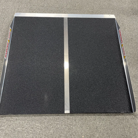 PVI Aluminium Solid Wheelchair Threshold Ramp open box