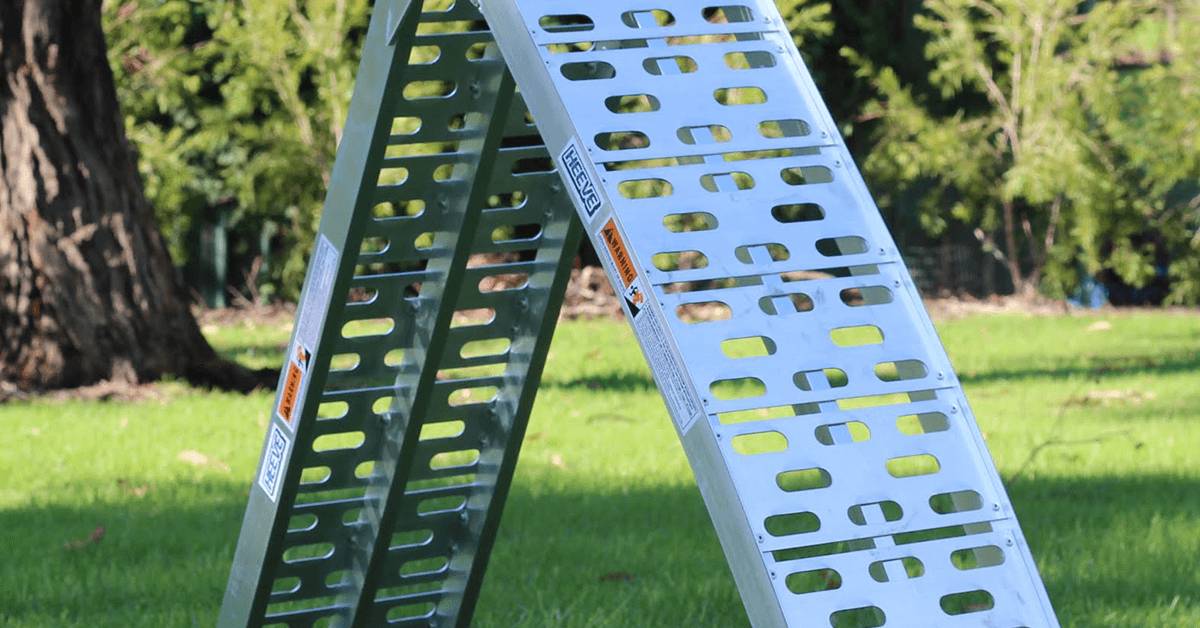 Ramp surface showing anti-slip surface