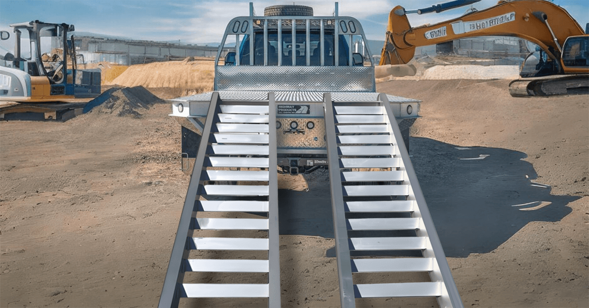 AusRamp 8-Tonne 3.5m x 620mm Aluminium Loading Ramps