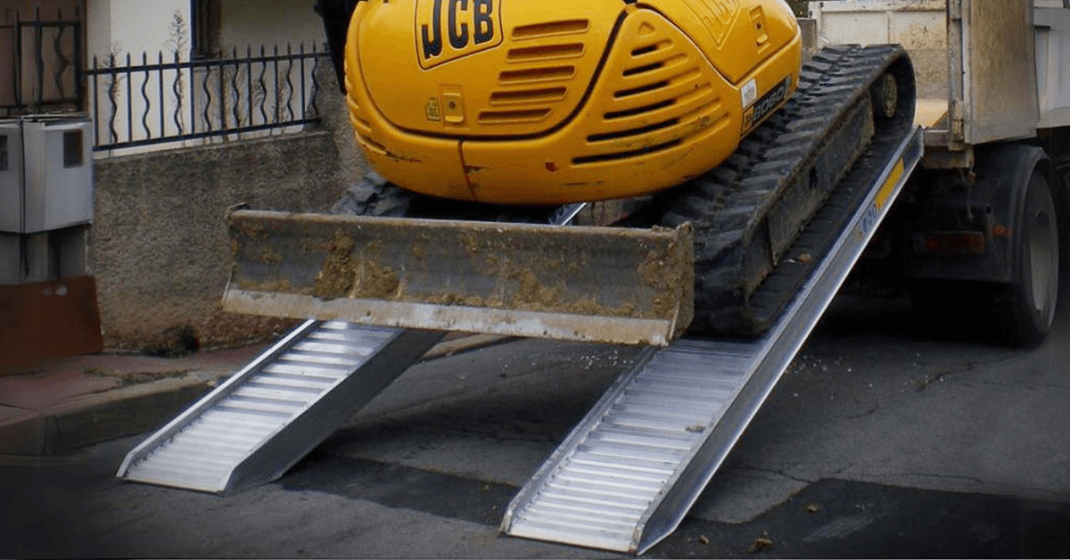 Digga 5.9-Tonne 3.5m x 510mm Ezi-Loada Aluminium Loading Ramps