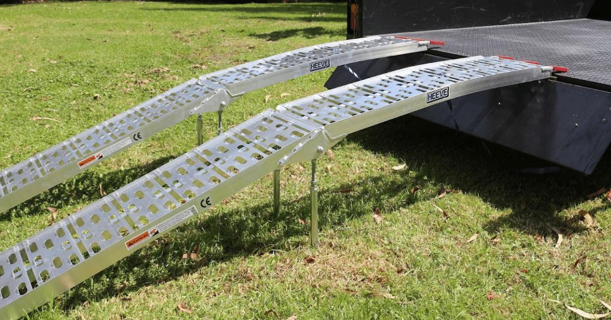 Heeve Aluminium Curved Folding Ramps