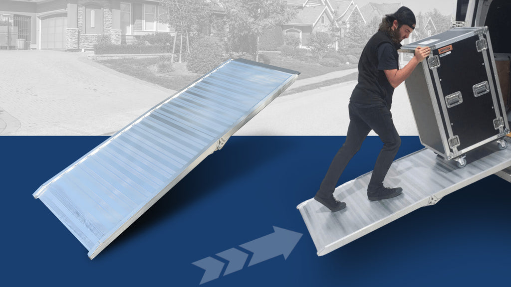 Heeve 400kg Aluminium Folding Van Ramp