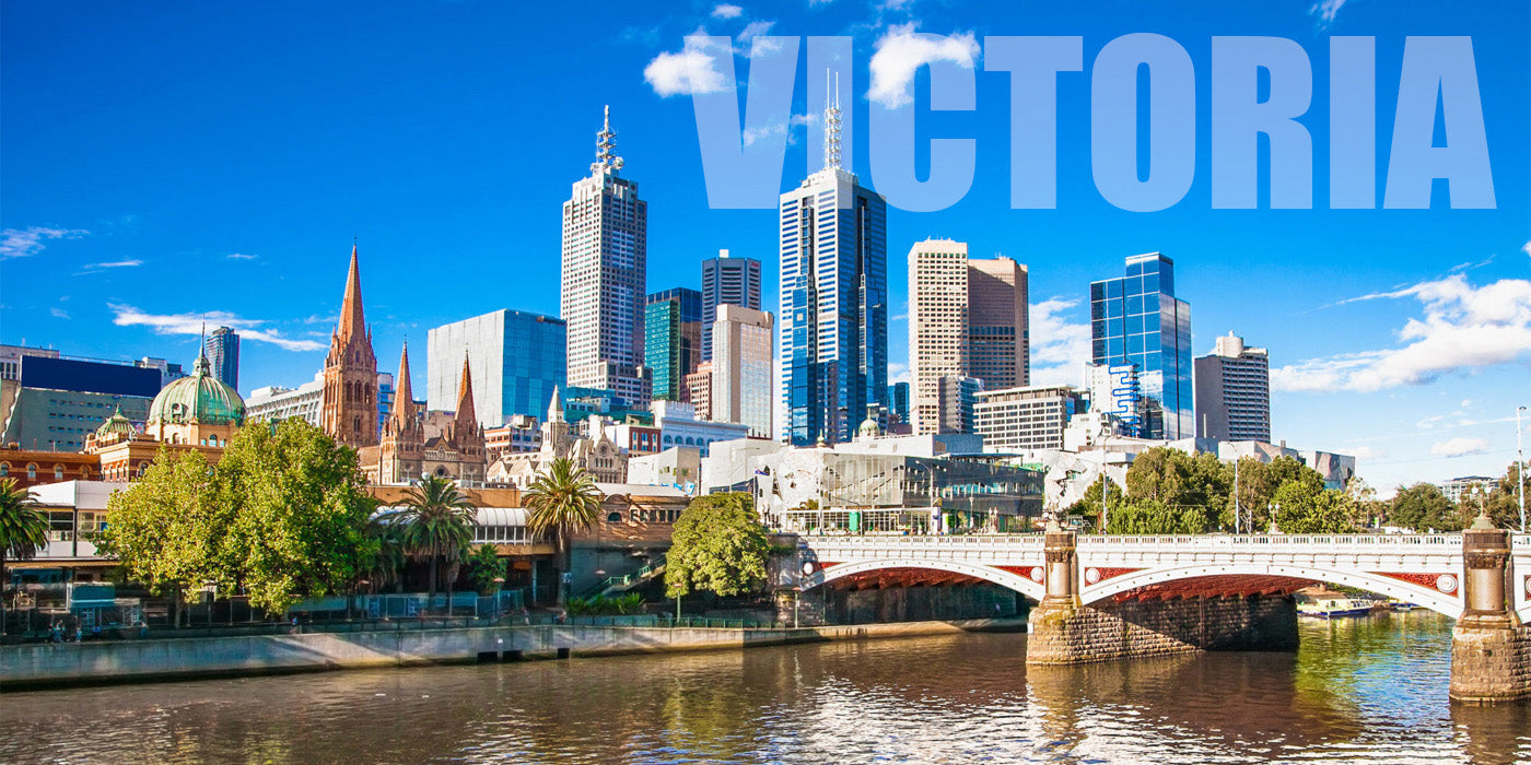 A view of Melbourne, Australia and it's harbour during daytime