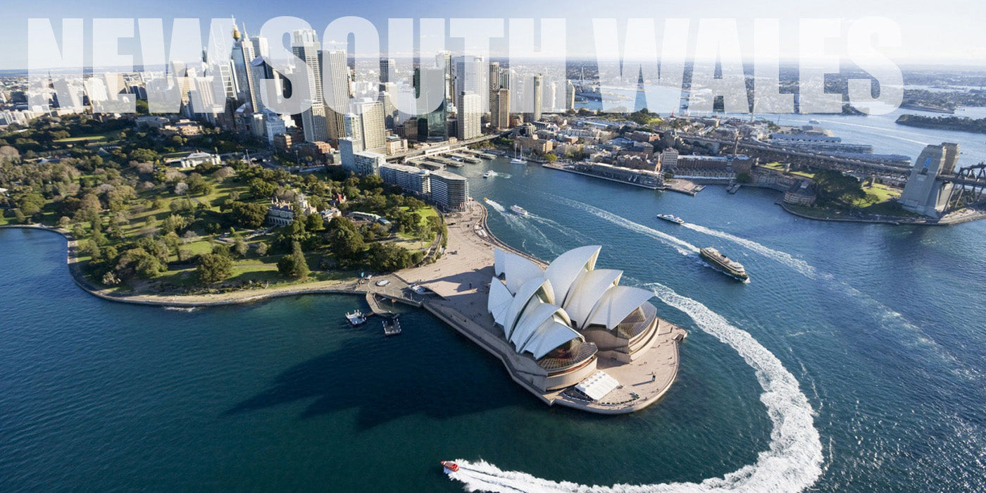 Aerial shot of Sydney, New South Wales