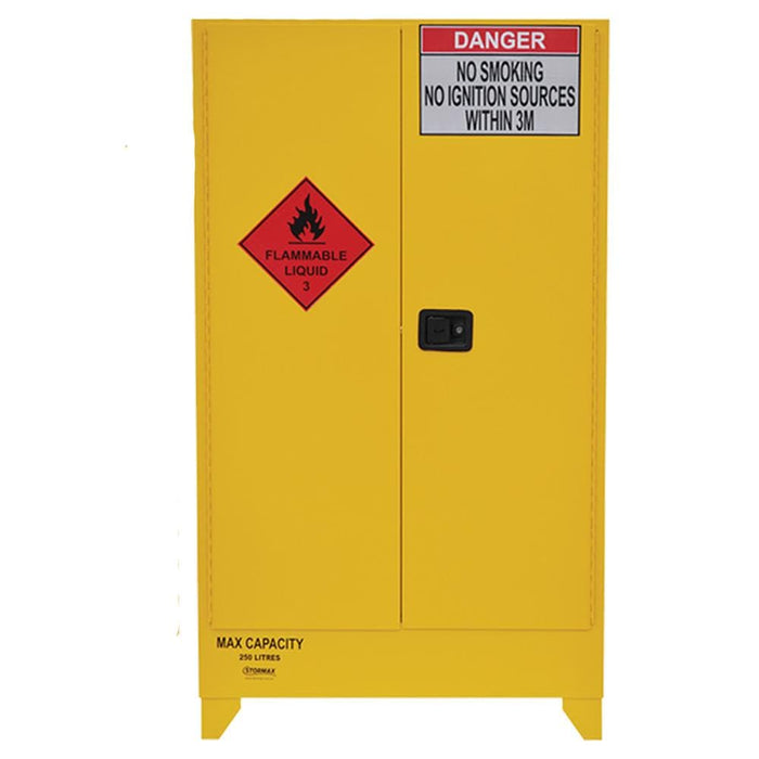 Stormax Flammable Liquid Cabinet - 250kg Capacity — Ramp Champ