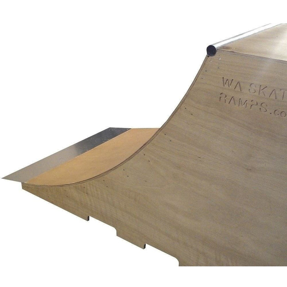 WA Skate Ramps 1.2m x 1.8m Quarter Pipe Ramp (4ft High x 6ft Wide ...