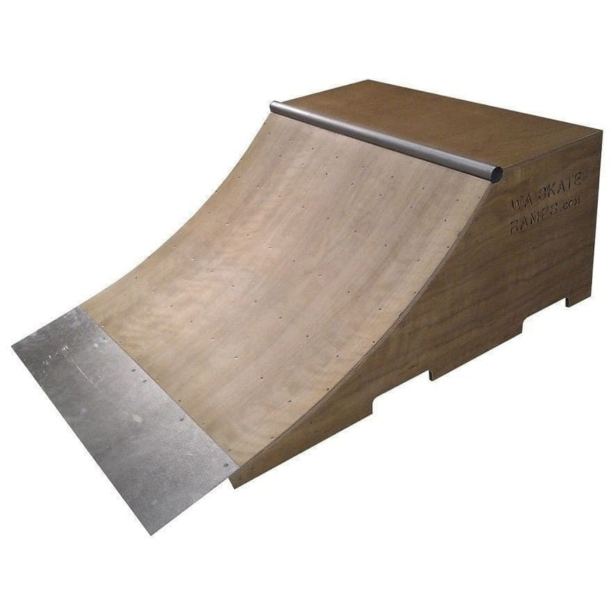 WA Skate Ramps 60cm x 1.2m Quarter Pipe Ramp (2ft High x 4ft Wide ...