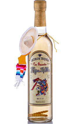 Hijos de Villa Tequila 500ml with 2 worms