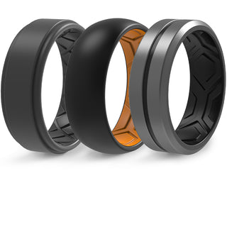 ThunderFit Women's Silicone Wedding Ring - Rubber Wedding Band