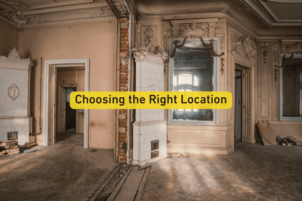 Abandoned mansion with old beautiful victorian style interior