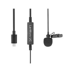 Saramonic LavMicro-UC Omnidirectional Lavalier Mic for USB Type-C Devices with Signal Converter