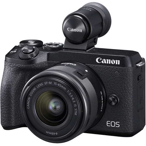 Canon EOS M6 Mark II Mirrorless Digital Camera (Black, Body Only)