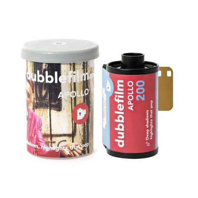 Dubblefilm Cámara analógica de 35 mm con flash. Curiosite