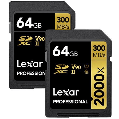 Lexar 128 Go Professional 1000x UHS-II Microsdxc Memory Carte avec  adaptateur SD
