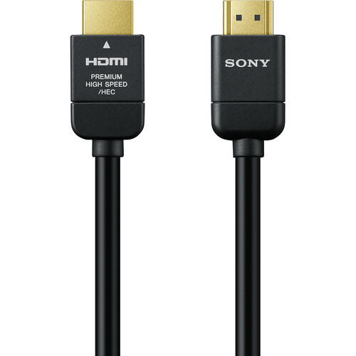 Sony DLC-HX10 Premium High-Speed HDMI with Ethernet (3') Sony at Camera