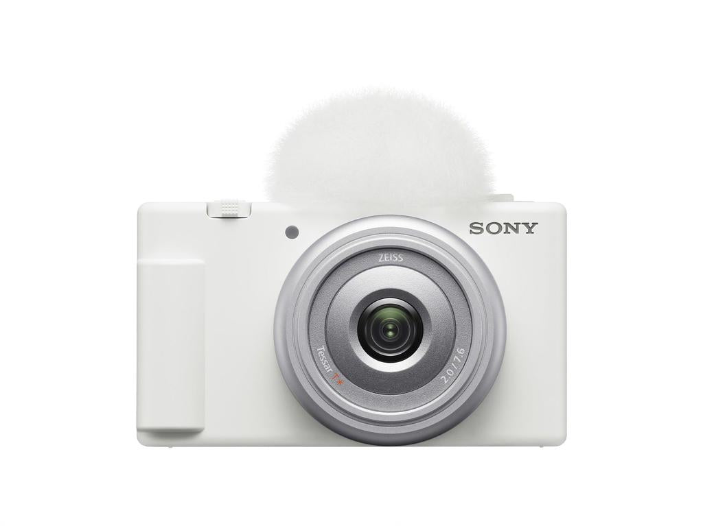 Sony ZV-1F Vlog Camera For Content Creators and Vloggers (White