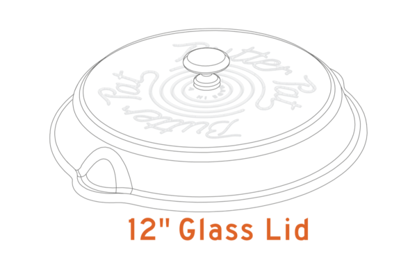 GLASS LID - 12" - Restaurant Use