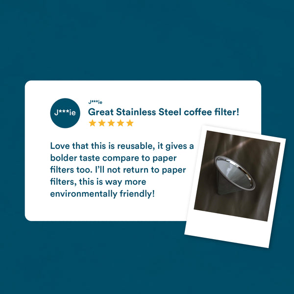 OVALWARE Stainless Steel Filter Customer Review 4