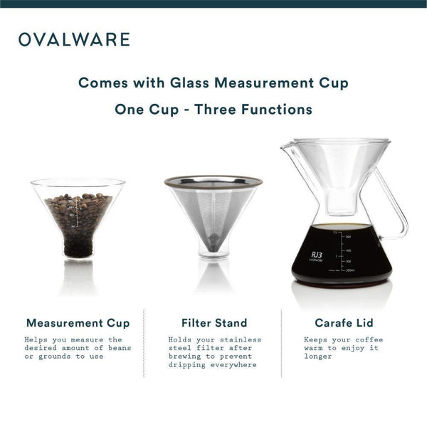 3 piece all-in-one pour over essentials