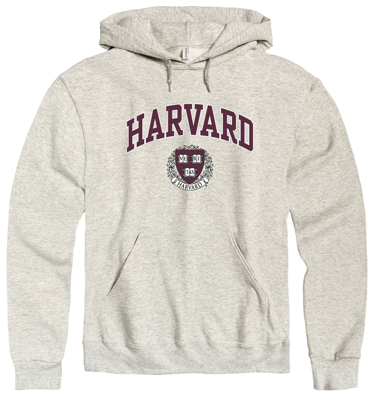 Harvard University arch and shield hoodie sweatshirt-Oatmeal – Shop ...