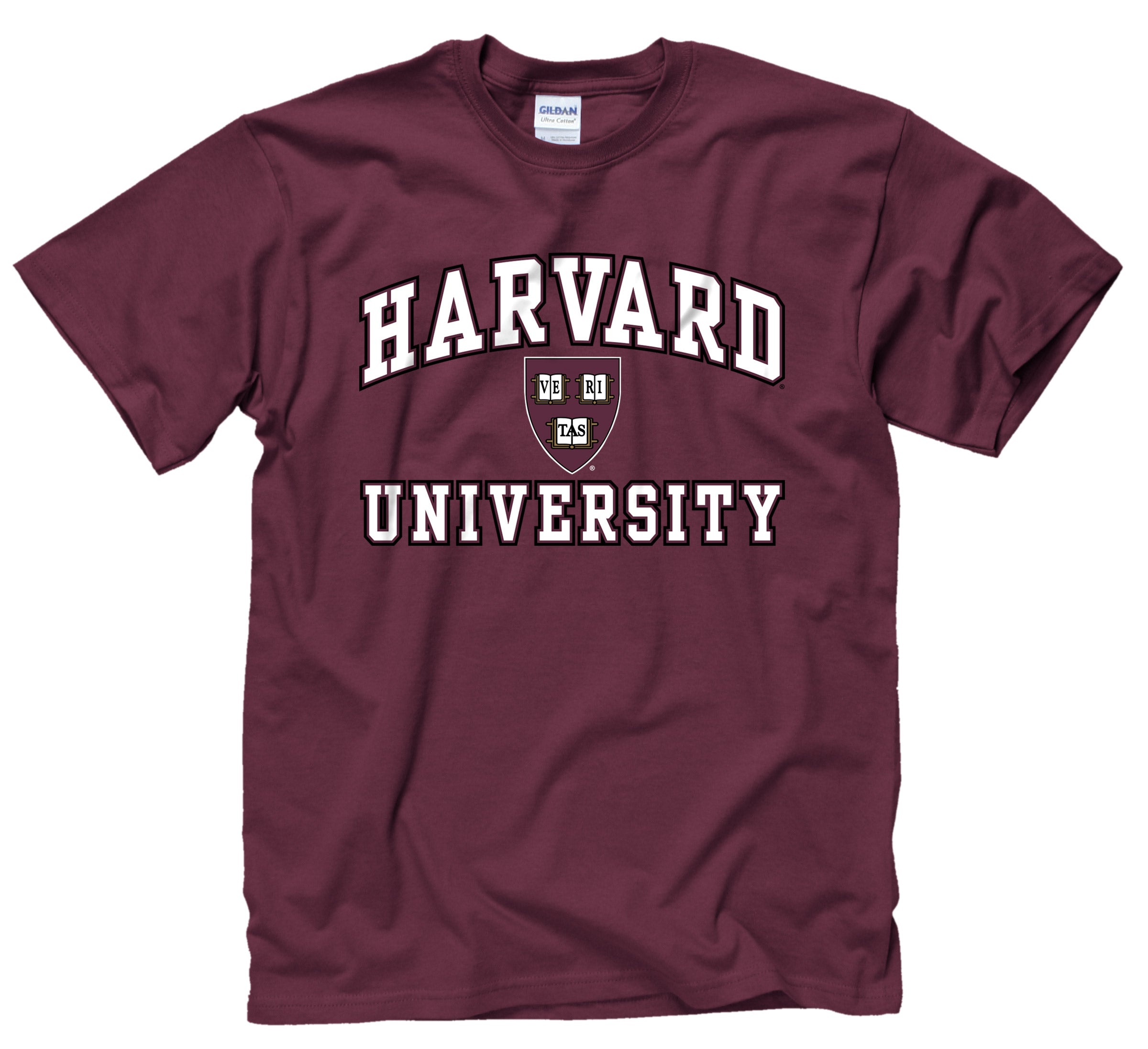 Shop College Wear Harvard University Men's Hoodie Sweatshirt-Maroon