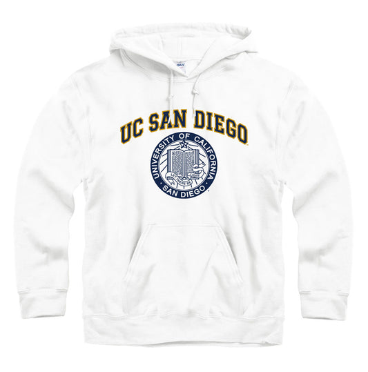 Men's Champion Black San Diego State Aztecs Football Eco Powerblend  Pullover Hoodie