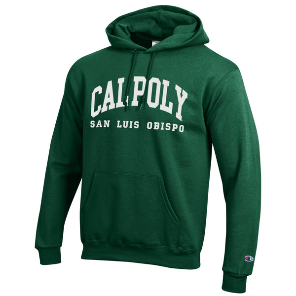 Cal Poly San Luis Obispo Mustangs Green Champion Hoodie Sweatshirt ...