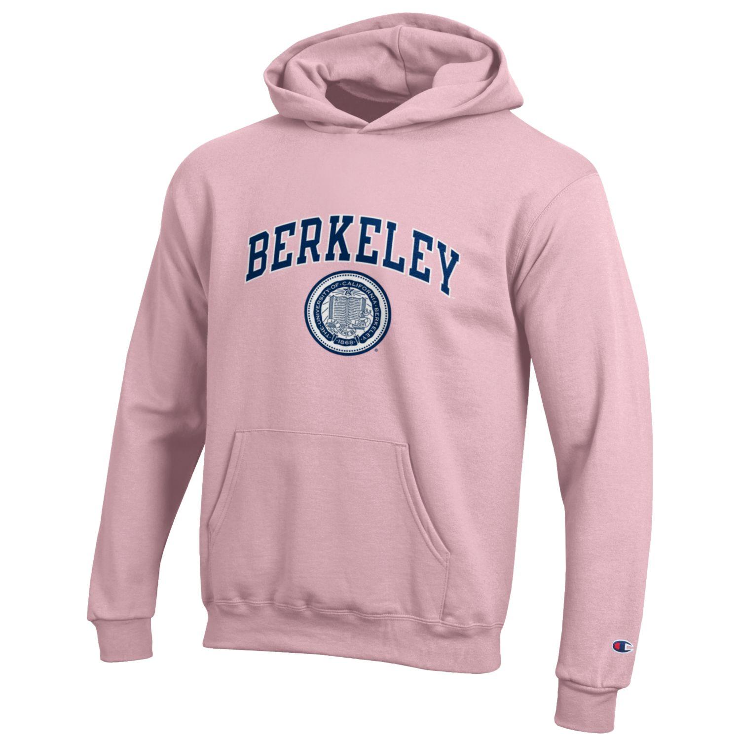 oogsten Verlichting toelage U.C. Berkeley arch & seal Champion youth hoodie sweatshirt-Pink – Shop  College Wear