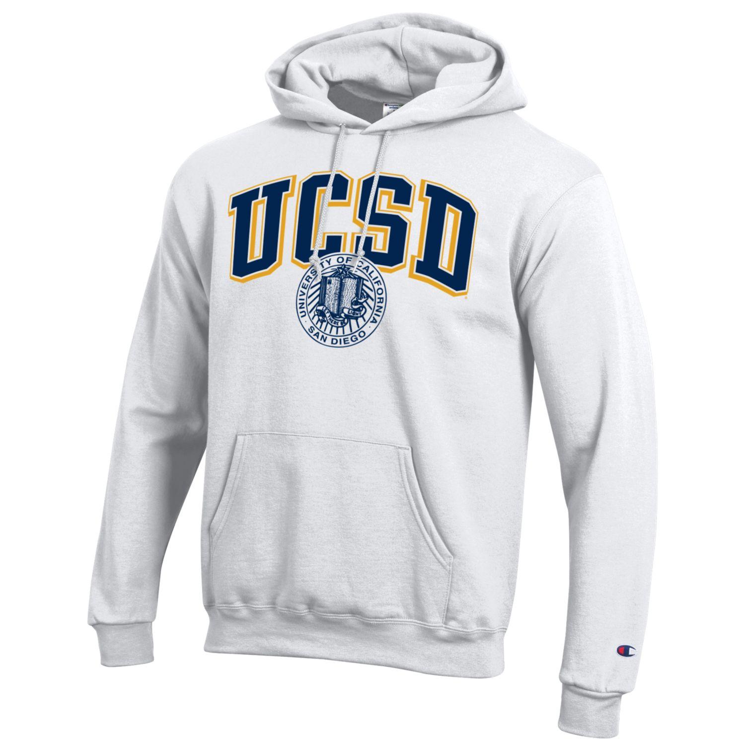 UC San Diego Tritons Champion Men' Hoodie Sweatshirt-White – Shop ...