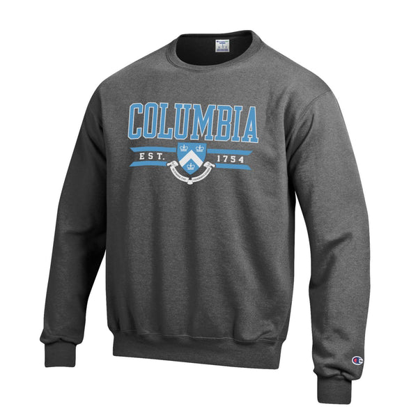 Columbia University Lions Champion crew-Neck sweatshirt-Charcoal – Shop ...