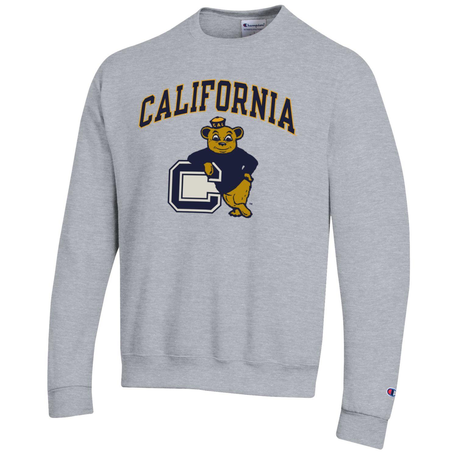 U.C. Berkeley Cal Bears Champion standing Oski crew-neck sweatshirt-Gr ...