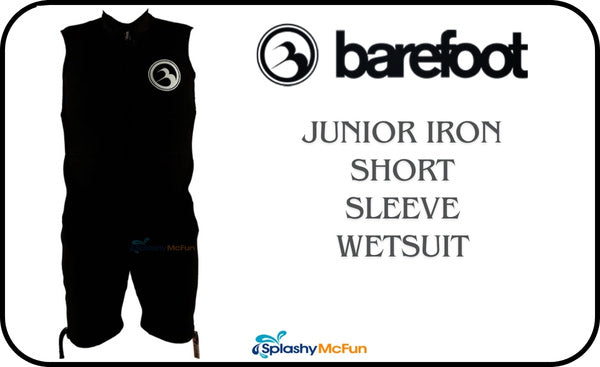 Barefoot Junior Iron Sleeveless Wetsuit front view