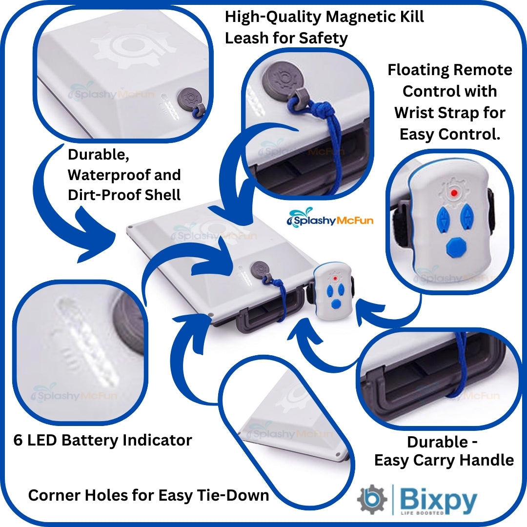Bixpy PP378 Outboard Battery features