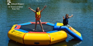 Island Hopper 10ft Bounce n Splash Inflatable Water Park Bouncer