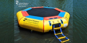 Island Hopper 10ft Bounce n Splash Water Bouncer