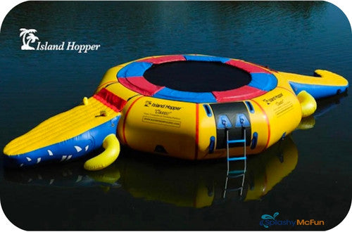 Island Hopper Gator Monster Water Trampoline Park