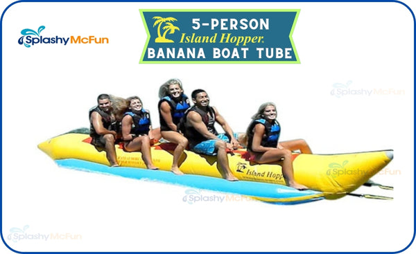 Island Hopper 5 person banana boat tube