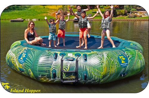 Island Hopper Lakeside Graphics 15ft Water Bouncer