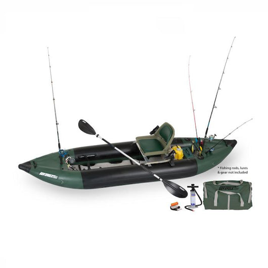 Sea Eagle 350fx Fishing Explorer Pro Solo Inflatable Kayak Package