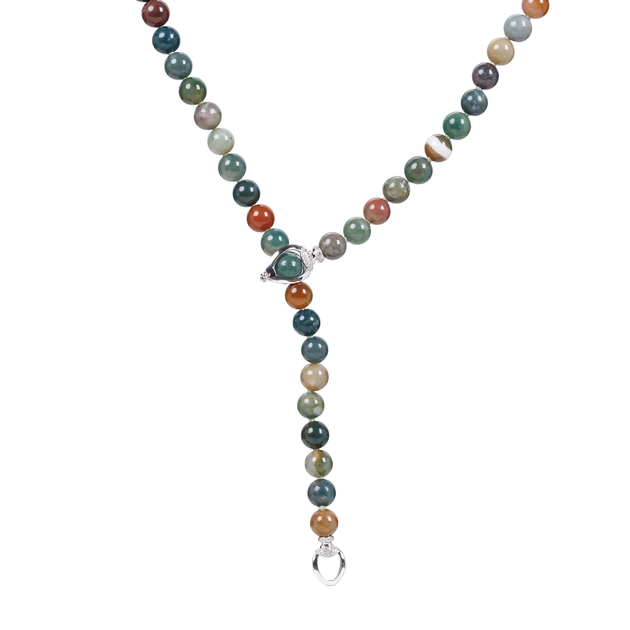 moss agate necklace