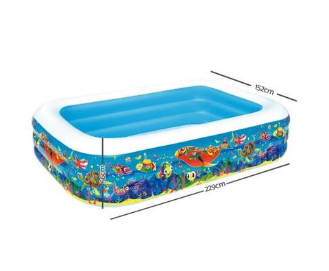 under the sea inflatable pool