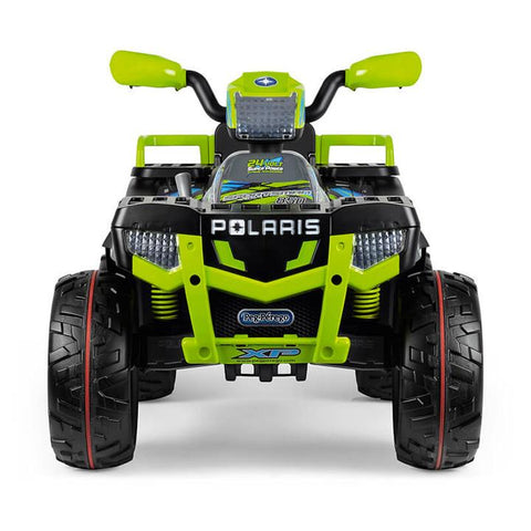 Peg-Perego Polaris Sportsman 850 Lime Green 24v Ride On – Swing and Play